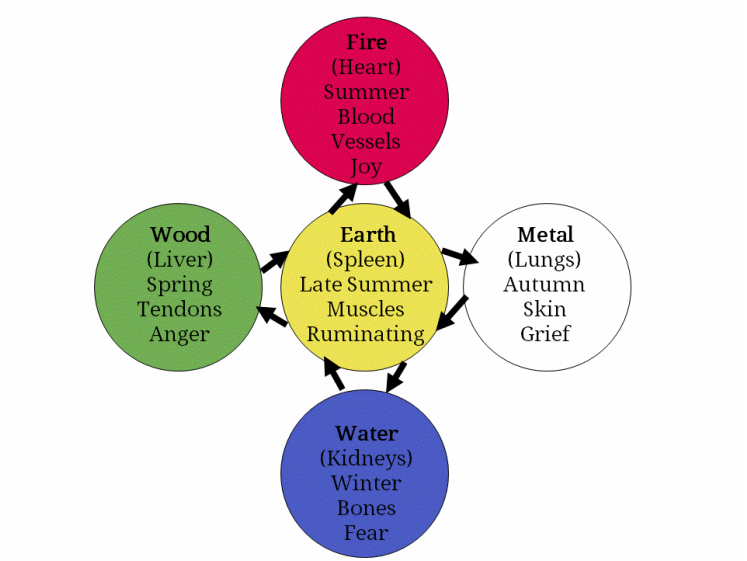 The Five Elements in Traditional Chinese Medicine