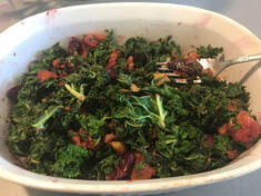 Kale Salad with Roasted Beets & Squash